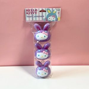 Y2K 2000s Sanrio hello kitty Easter bunny treat containers